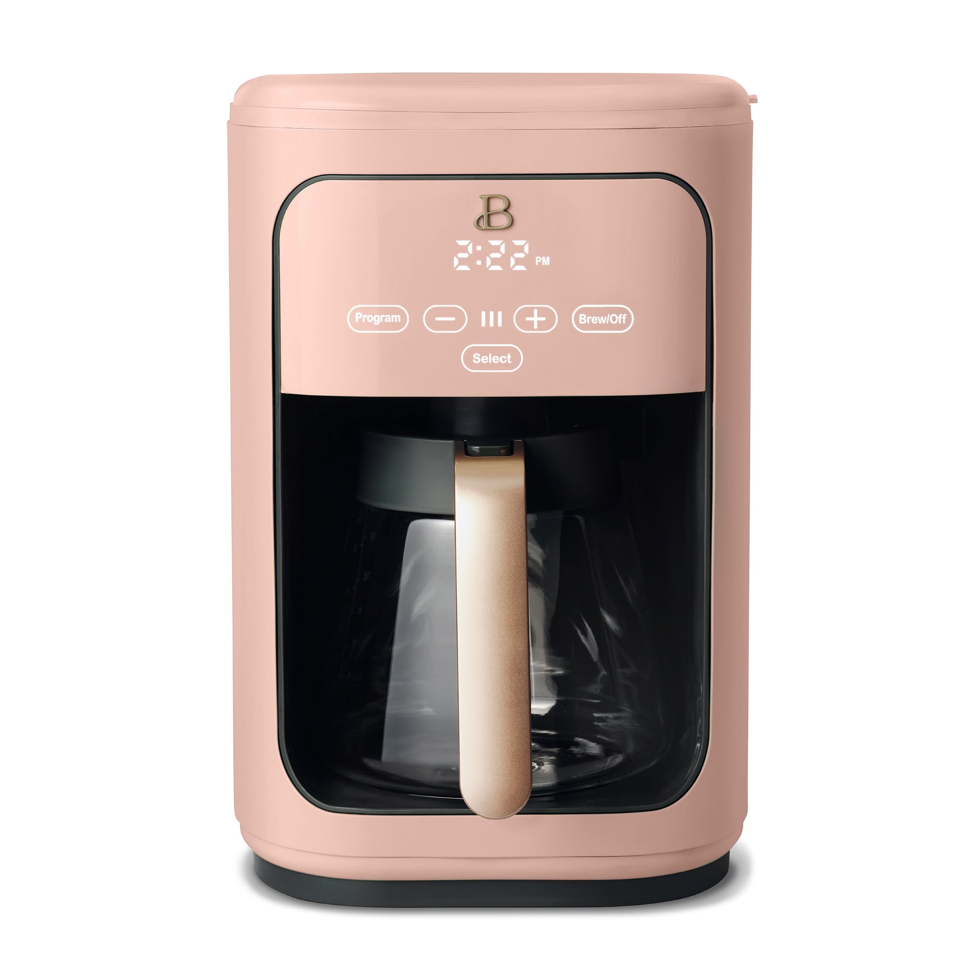 Brew Perfection with Drew Barrymore's Elegant 14-Cup Programmable Drip Coffee Maker - Touch-Activated Convenience