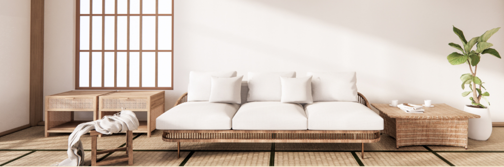 beige bedroom setting