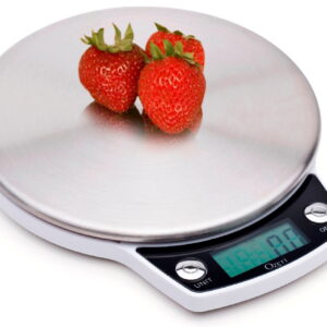 Steel Kitchen Scale with Oversized Weighing Platform